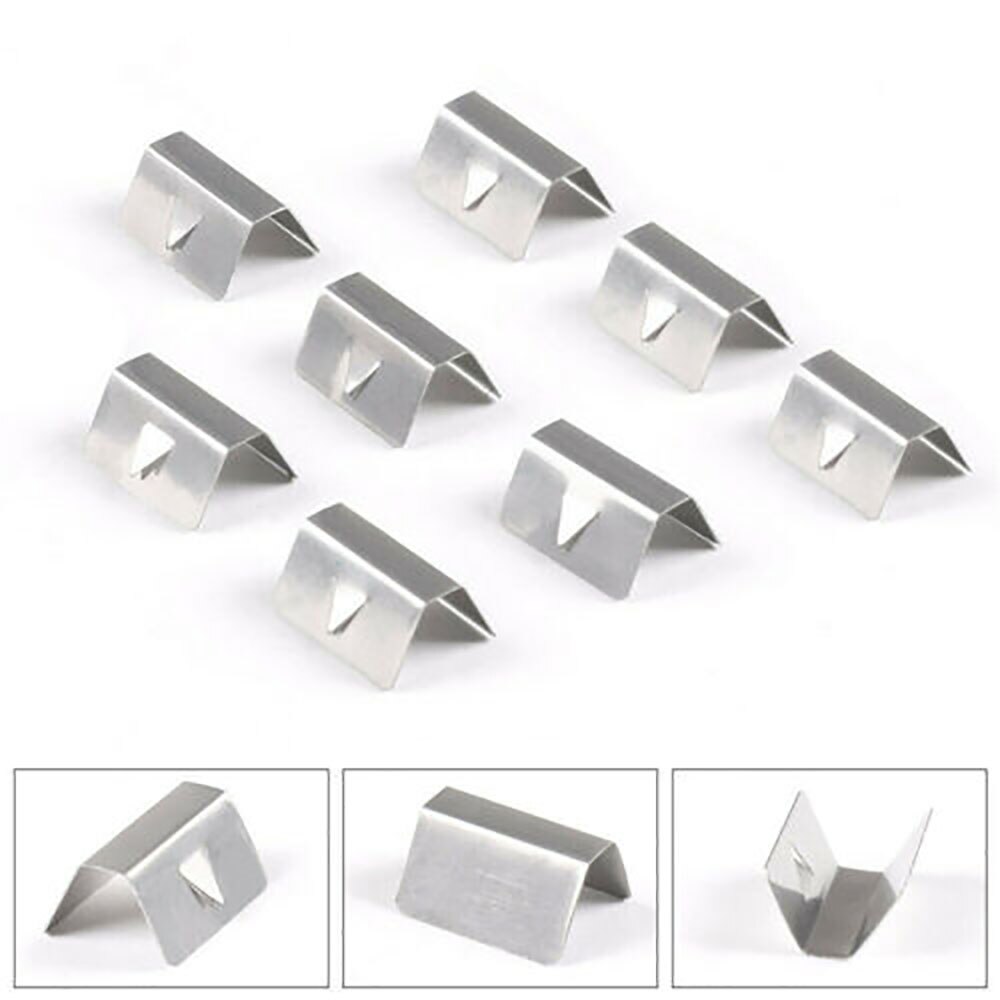 Metall sned clip fixing vindavvisare vindruta 8 st för heko  g3 sned väderavvisare kanal hållbar