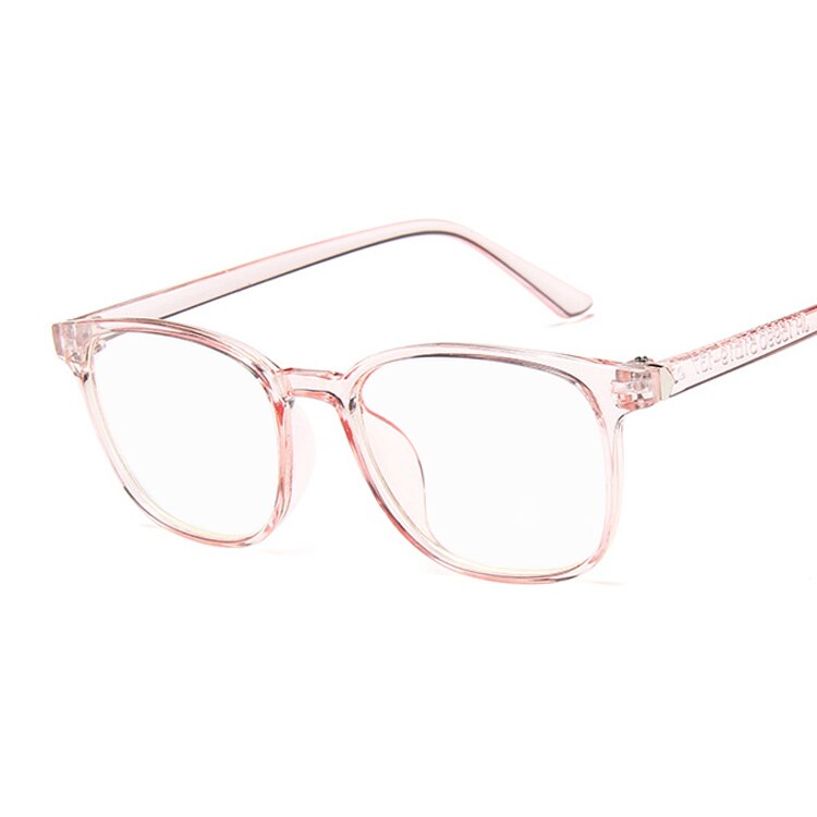 Transparent Cat Eye Glasses Clear Frame Women Spectacle Myopia Glasses Men EyeGlasses Frame Nerd Optical Frames Clear: Trans Pink