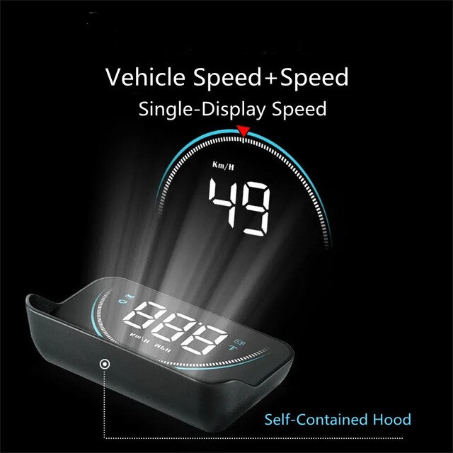 Head-Up Display OBD2 Global Positioning System Head-Up Display Auto Algemene Glas Projectie: C