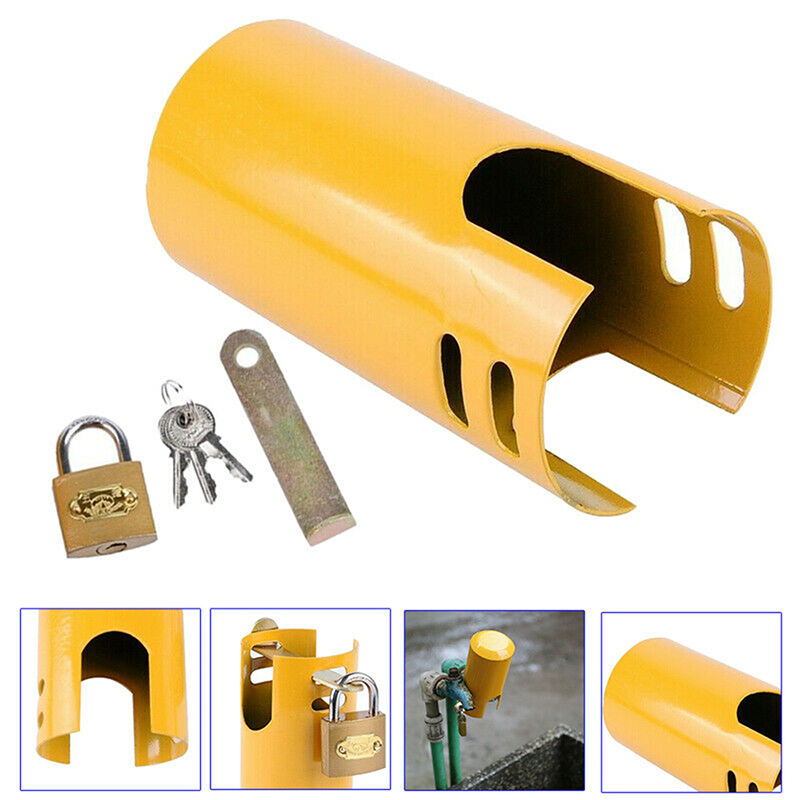 1 Set Outdoor Faucet Lock Tap Outdoor Garden Tap Valve Padlock Protection Improvement Faucet Accessories