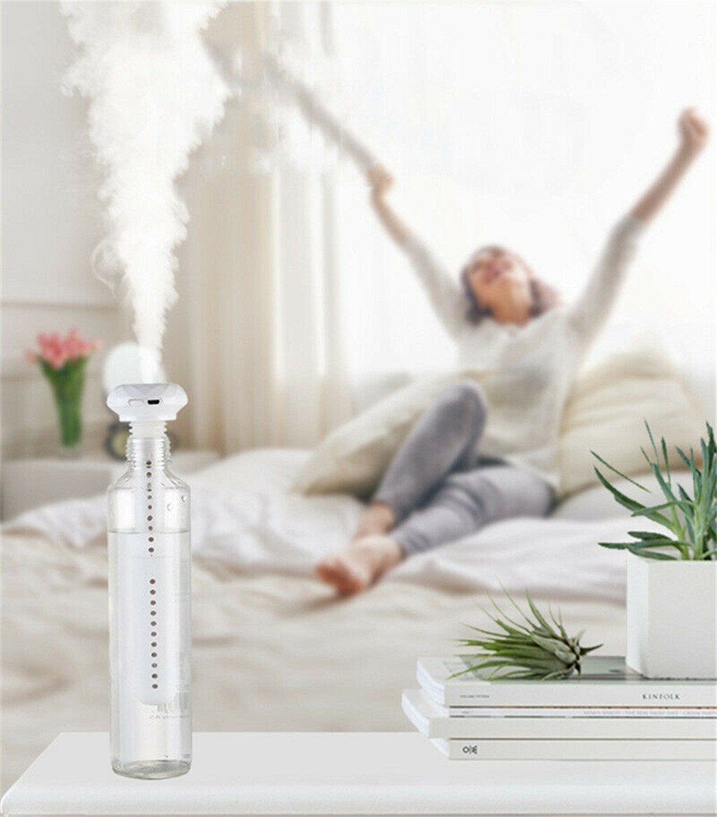 Usb Portable humidificateur d'air diamant bouteille arôme diffuseur brumisateur maison bureau entretien Auto détaillant voiture accessoire # py10