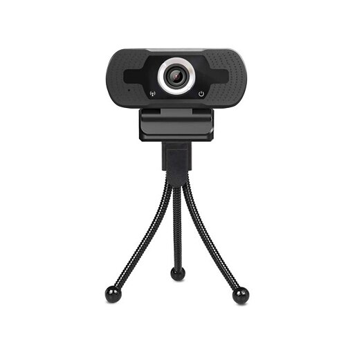 Cámara Web con grabadora de vídeo Digital con micrófono integrado USB Webcam HD de 1080P para el hogar y la oficina, equipo en vivo para reuniones con Zoom: Webcam with tripod