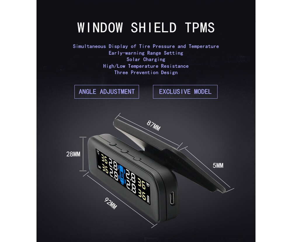 Tire Pressure Monitoring System Car TPMS 4 Sensors For KIA Ceed Sportege Optima Mazda 3 CX5 Nissan Xtrail Qashqai