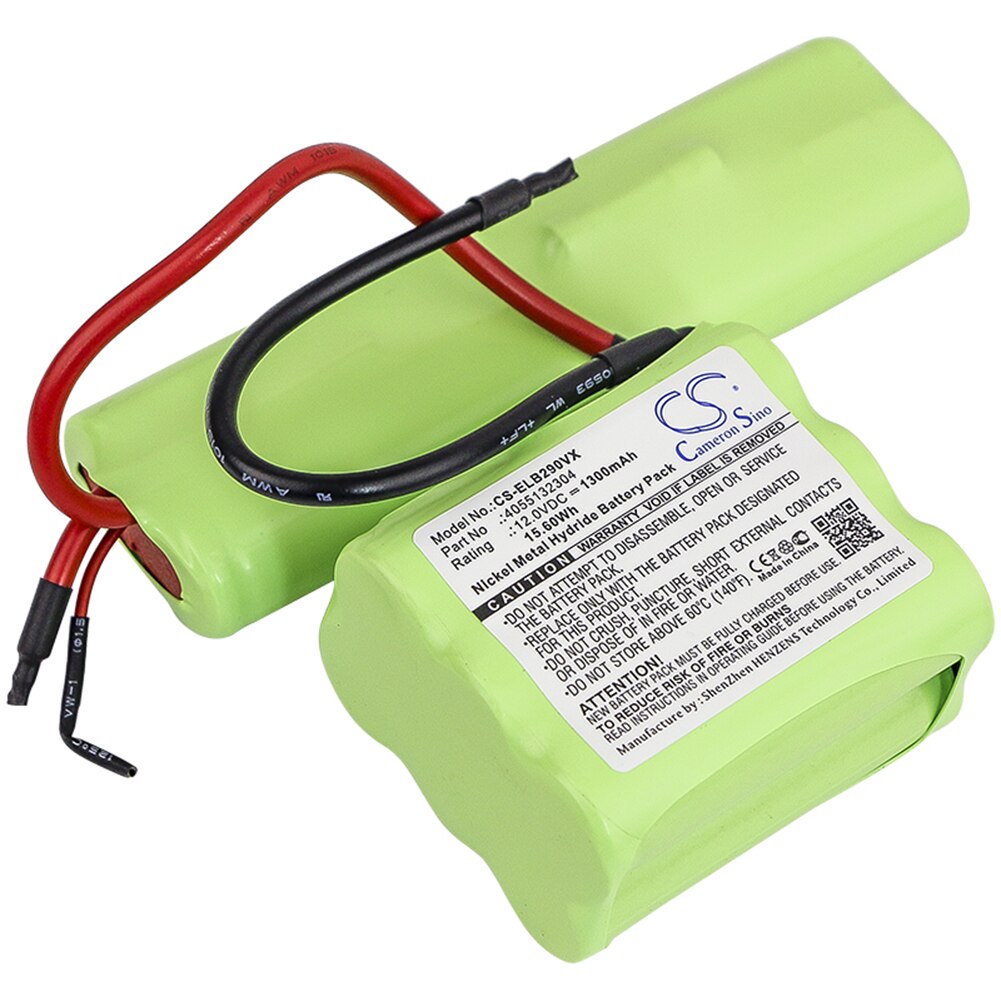 Cameron Sino Vacuum Battery - 12V/1300mAh - Replacement for AEG 9.00165577900165 E + 89