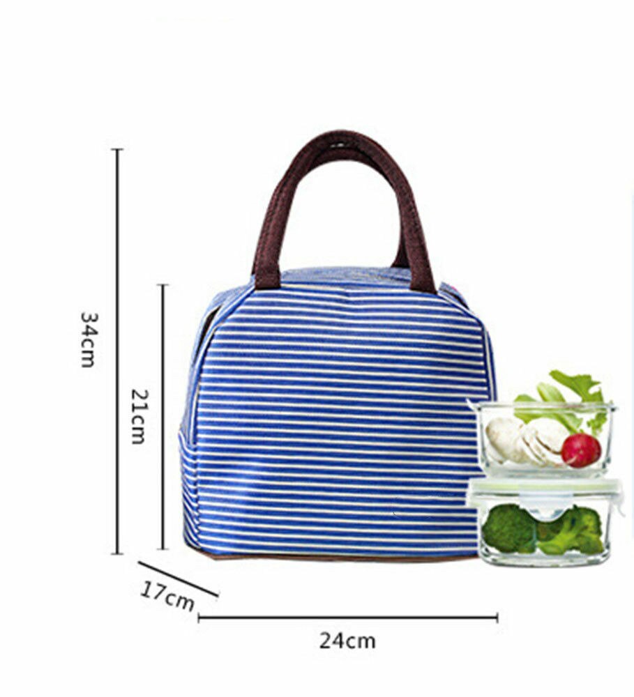 Mode Mannen Vrouwen Kids Draagbare Geïsoleerde Thermische Koeler Lunch Box Picknick Case Opbergtas Carry Tote Oxford Waterdichte Handtas