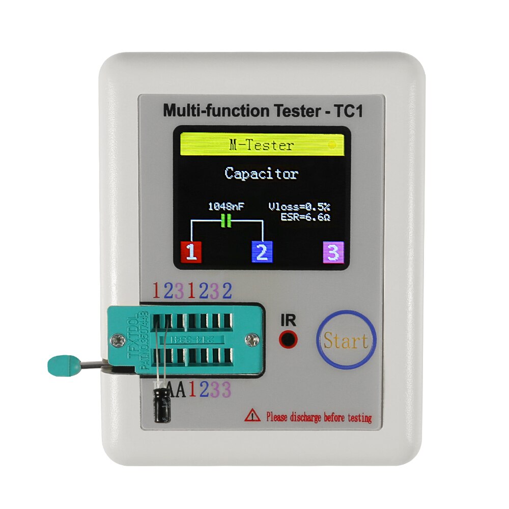 lcr Meter lcr-tc1 Transistor Tester lcr Meter lcr tc1 1.8 inch Display Multi-function tft Transistor Tester