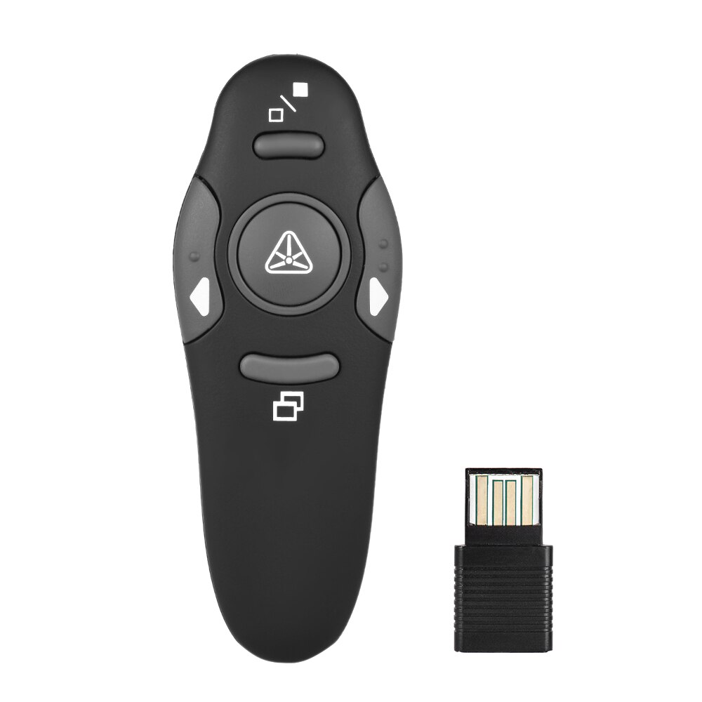 Apresentador de Slide Apontador Laser Controle Sem Fio AGold - Projetores e Tela