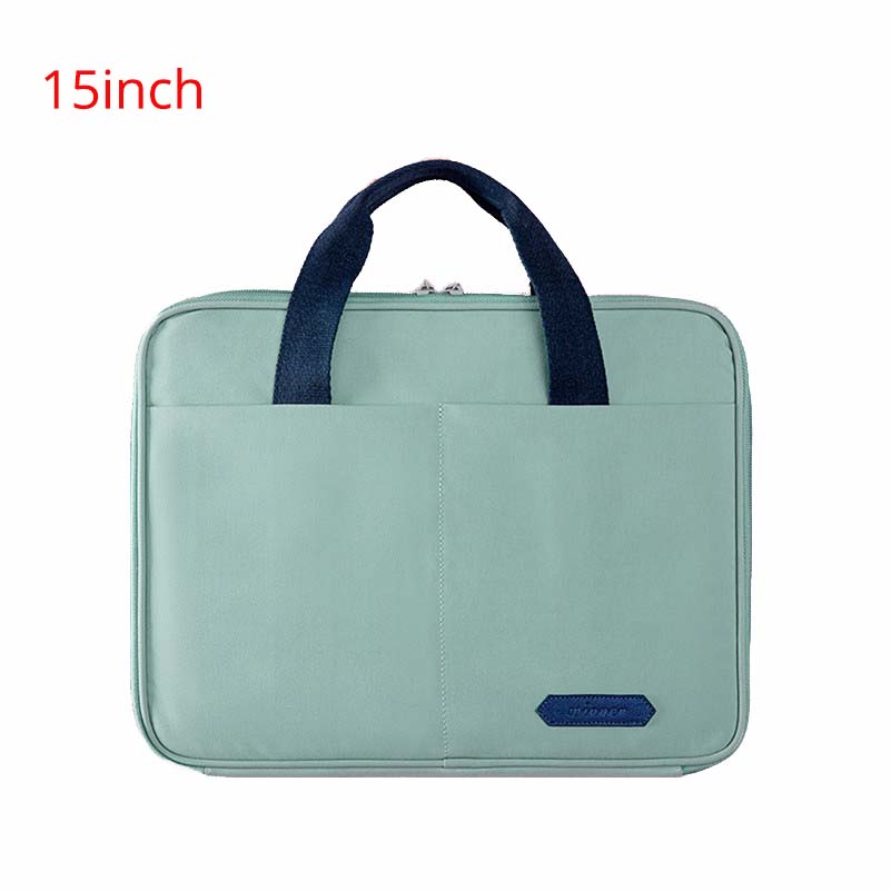 Women Laptop Briefcase Computer Bag Business Document Organizer Ipad Tote Ladies Handbag Messenger Document Bag: A-blue15