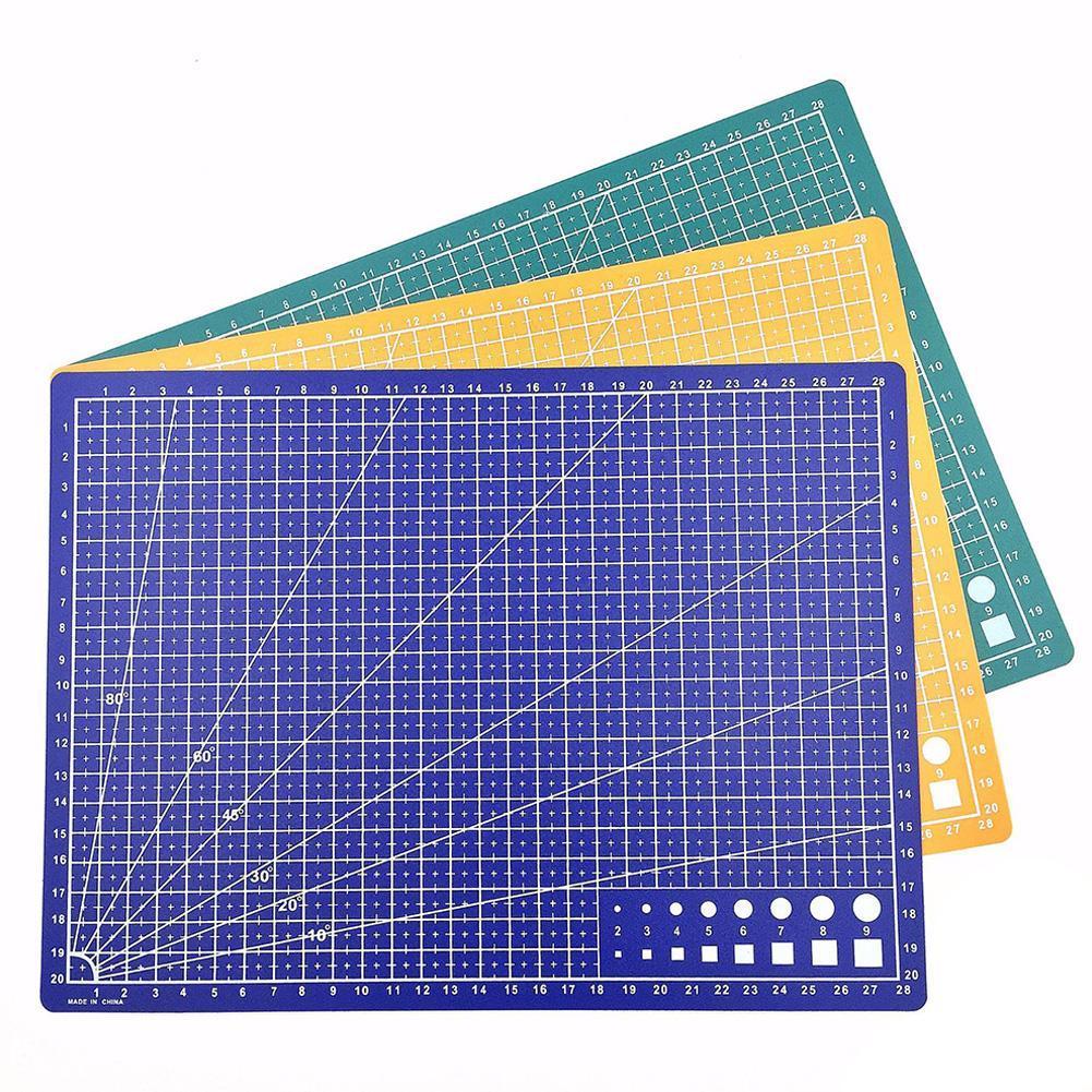 A4/A5 Cutting Mat Self Healing Sewing Mat Single Side Craft Mat Cutting Board for Fabric Sewing and Crafting DIY Art Tool K1L2