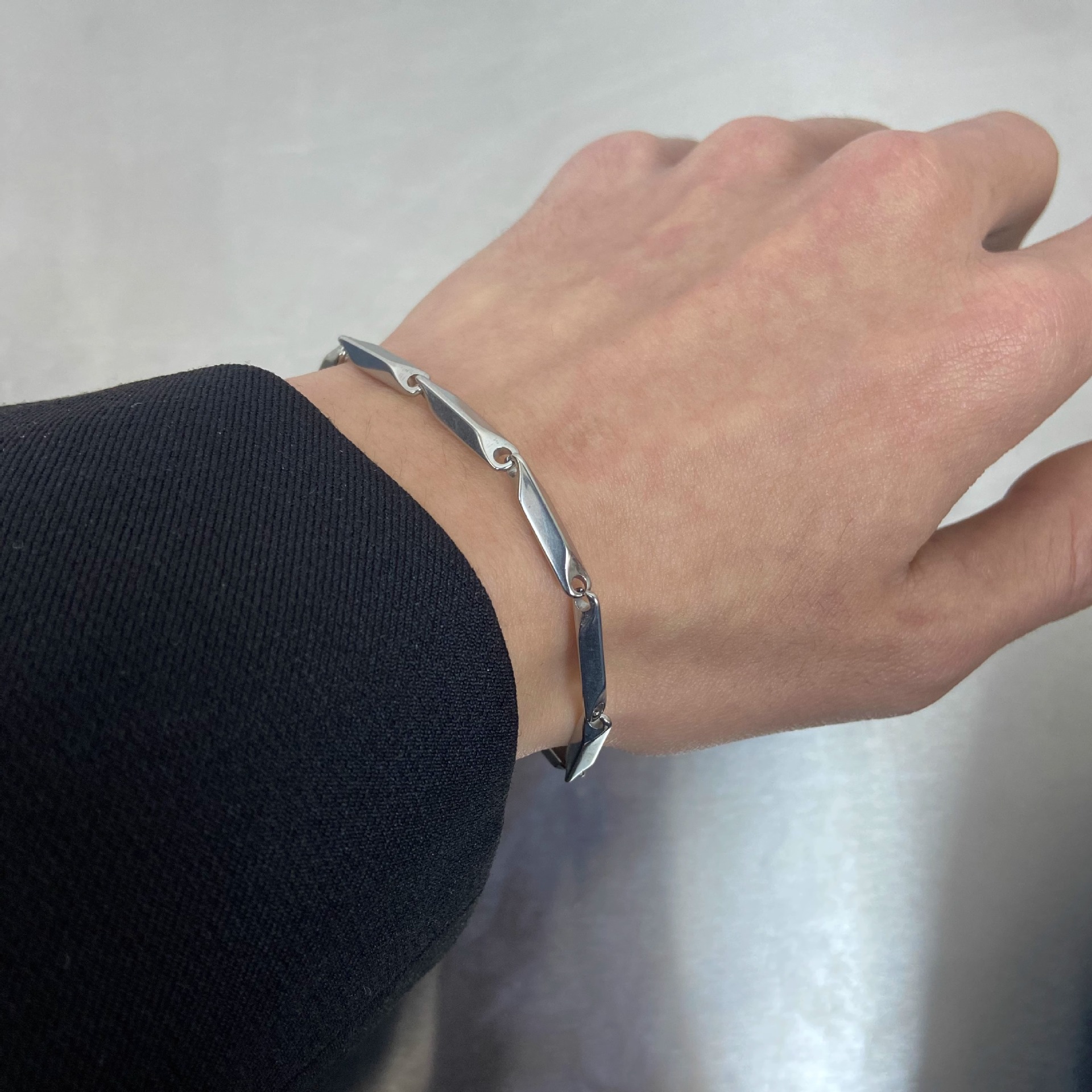 Bracelet chaîne de graines de Melon en acier inoxydable pour hommes et femmes, accessoires Punk gothique hip hop, tendance unisexe, bijoux de créateur, pour amoureux