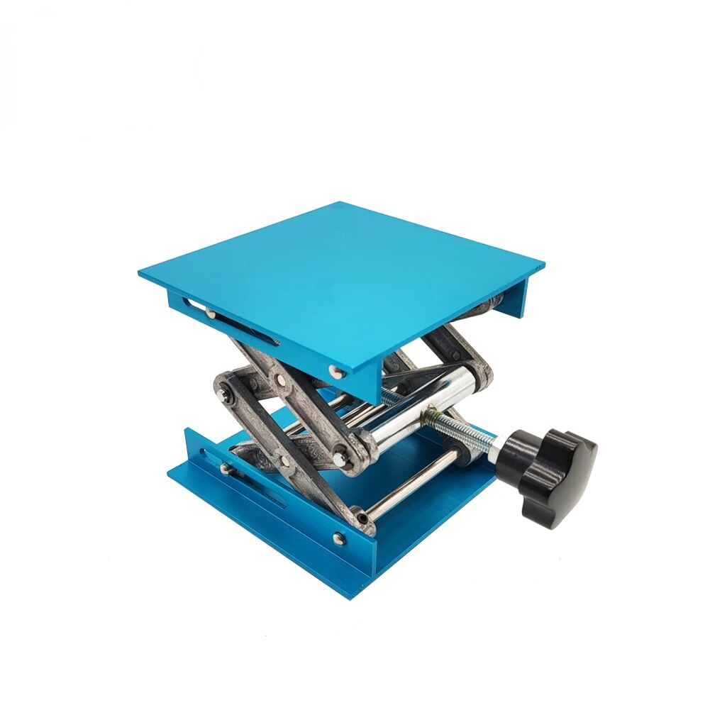 Patuopro Lift Tafel Lab Plaat Jack Schaar Stand Platform Werkbank Router Tafel Houtbewerking Lift Laboratorium Timmerwerk Gereedschap: Aluminum