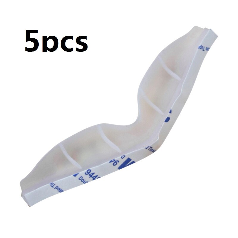 Tira de silicona suave para mascarilla de adultos, accesorio portátil transparente para tapabocas, 1/5/10 Uds.: 5pcs