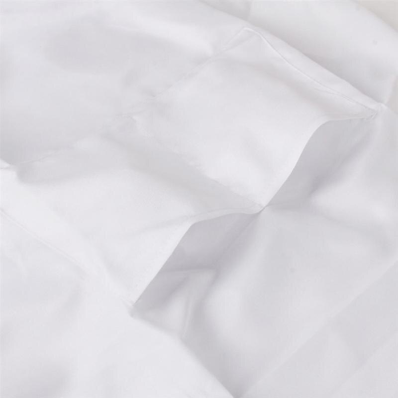 Ärmellose Küchenschürze mit Hals, 73 x 62 cm, weißes Polyester, unisex, Restaurant-Kochtaschen, schützen Kleidung