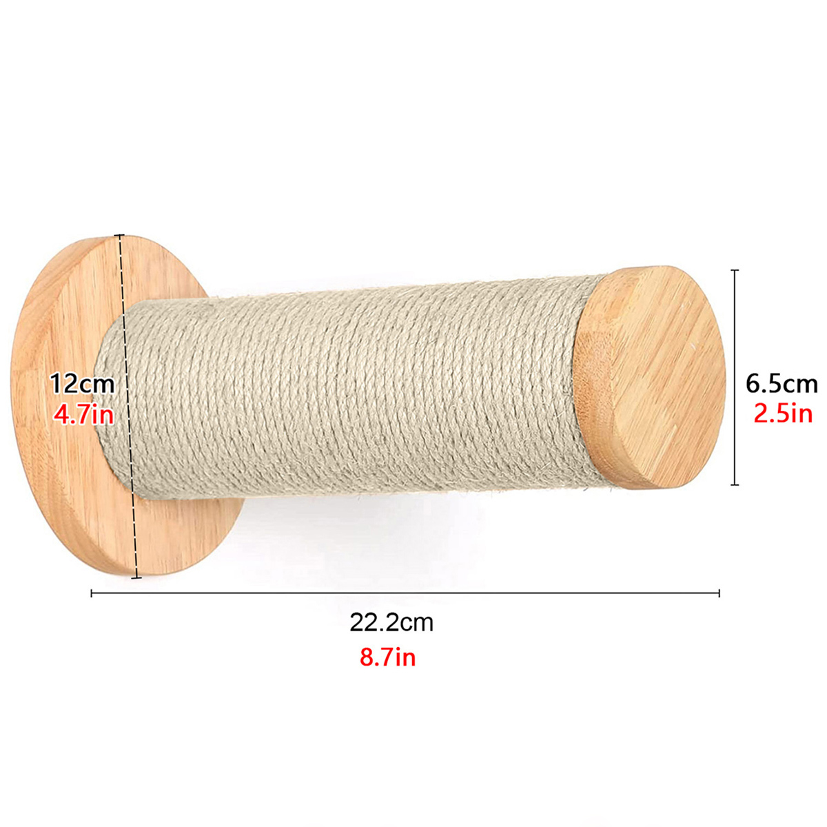 Wall-Mounted Cat Wall Climbing Shelves Set Wooden Cat Trees Tower Scratcher Jumping Platform Indoor Cats Gym Accessories Toy: WHITE