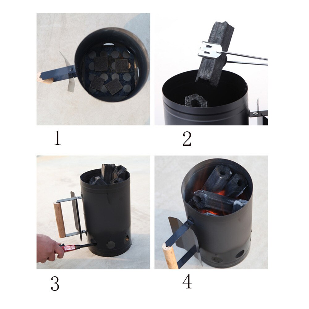 Parrilla de acero inoxidable para barbacoa, cilindro de ignición, encendedor de fuego, estufa, parrilla de barbacoa, accesorio de herramienta para cocina al aire libre, 1 ud.
