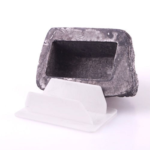 Outdoor Muddy Mud Spare Key House Safe Hidden Hide Security Rock Stone Case Box -15