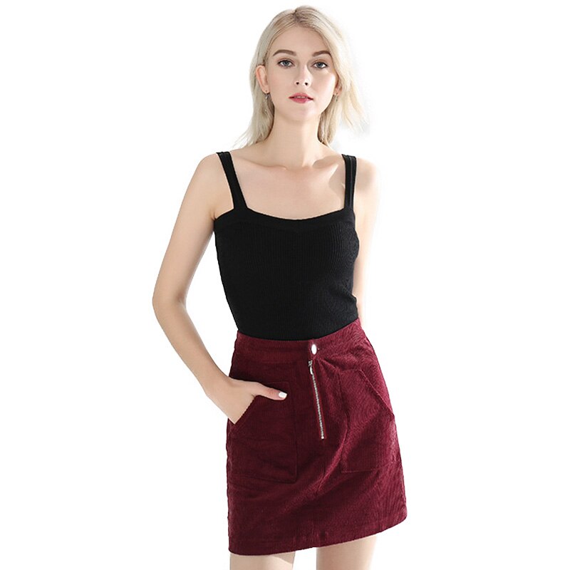Dames Effen Kleur Elastische Midi Rokken Fold-Over Taille Flared A-lijn Yoga Rok(L, Donkergrijs