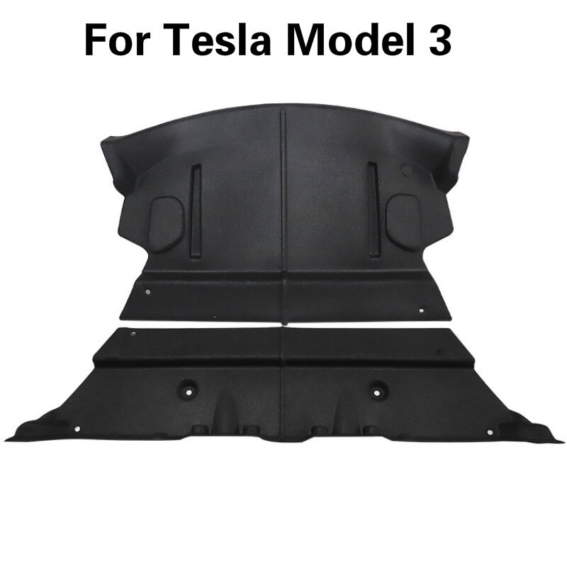 Tesla Model 3/Y Sound Deadening Mats - Front Wheel & Trunk Noise Insulation Pads (2017-2024 Models)