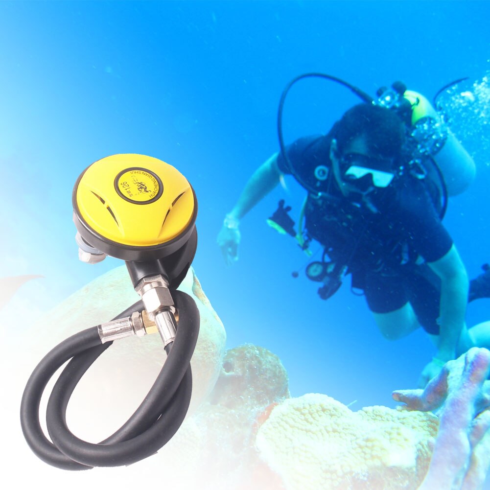 What is a diving regulator made of and how does it work
