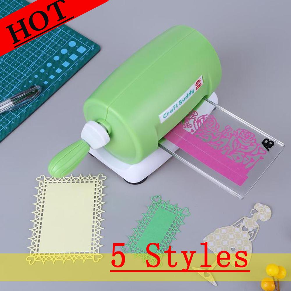Diy plastpapper skärande präglingsmaskin scrapbooking maskin album cutter diy hantverk stansmaskiner scrapbooking verktyg