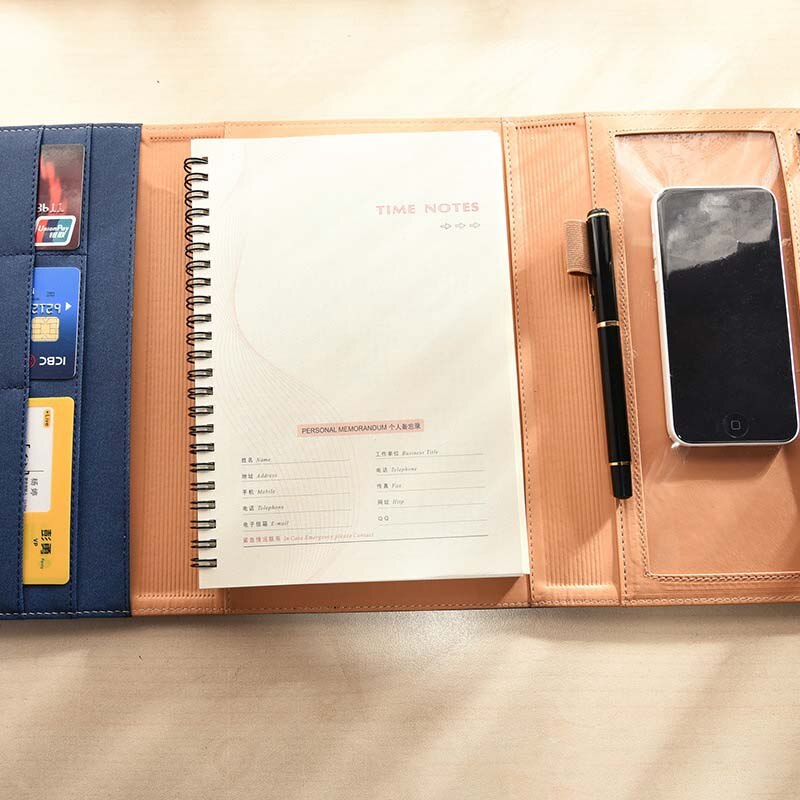 Carnet de notes de bureau, carnet de notes remplaçable, carnet de notes, Journal intime, feuille lâche, multifonction, à spirale, comme