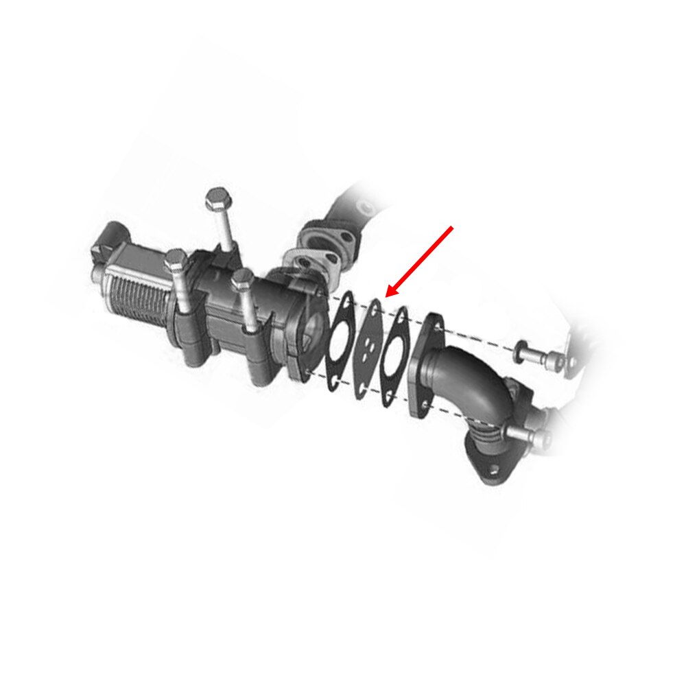 Egr ventil blænde plade til fiat alfa lancia vauxhall opel 1.9 jtd cdti 8v