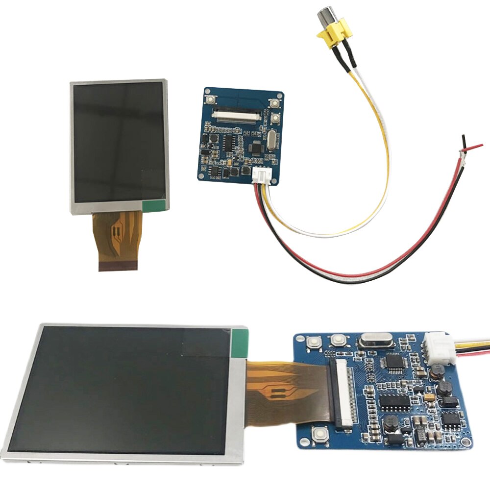 3 zoll TFT LCD Anzeige modul Bausatz 4:3 320x 240 1 weg RCA Video eingang DC5V-12V