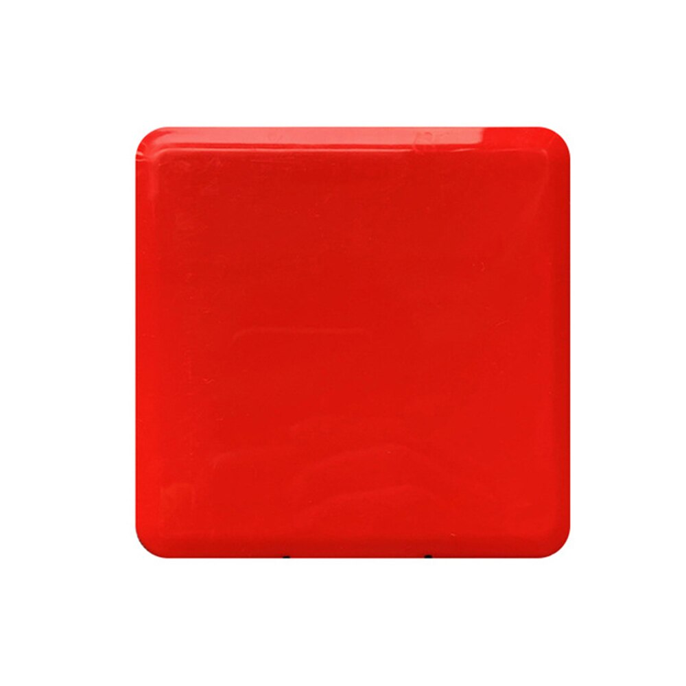 Draagbare Stofdicht Gezicht Shield Mask Opbergdoos Vochtbestendige Wegwerp Gezicht Neus Cover Organizer Houder Reizen Storage Case: Red