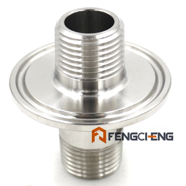 1.5"Tri Clamp X NPT Inside and Outside Sanitary 304 Stainless Brewer Hardware Homebrew Fittings: D