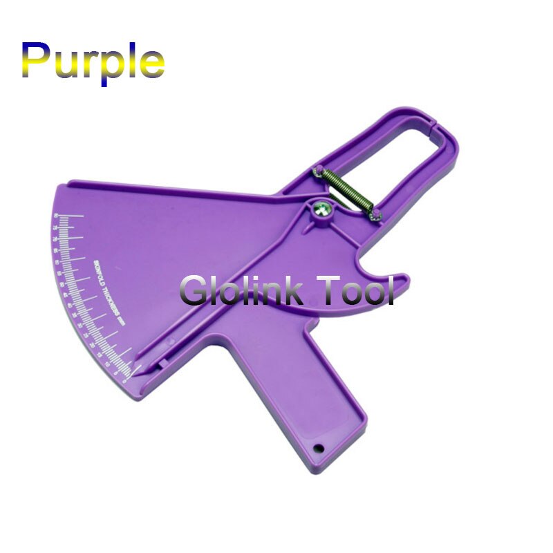 0-80mm plicometro slim guide caliper kropsfedt caliper hudfold caliper krop caliper fedt tester tlicometros: Lilla