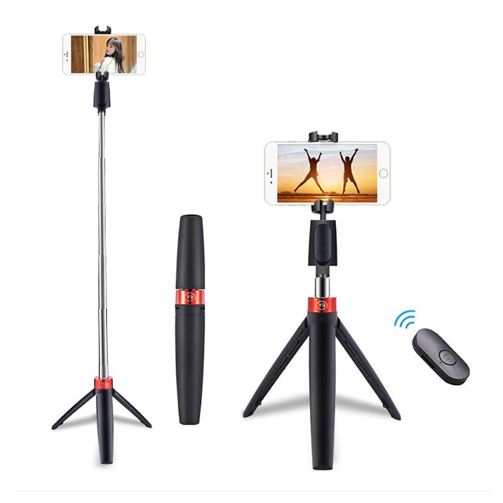 2-in-1 Uitschuifbare Selfiestandaard Met Licht – 360° Rotatie, 5 Helderheidsniveaus, 3 Kleurtemperaturen – Voor Livestreaming En Video’s