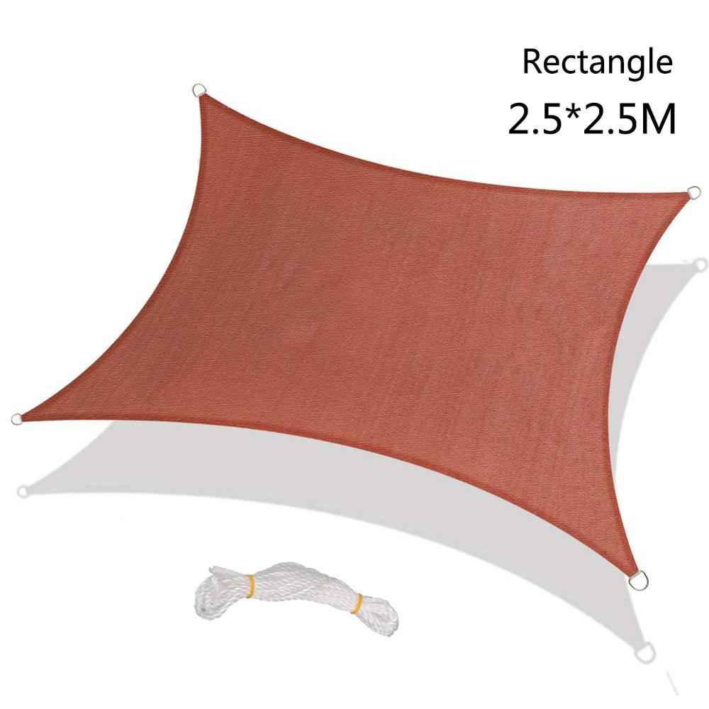 Rechthoek Zon Onderdak Zonnescherm Bescherming Outdoor Waterdichte Luifel Tuin Patio Zwembad Zonnezeil Luifel Camping Picknick Tent: 9