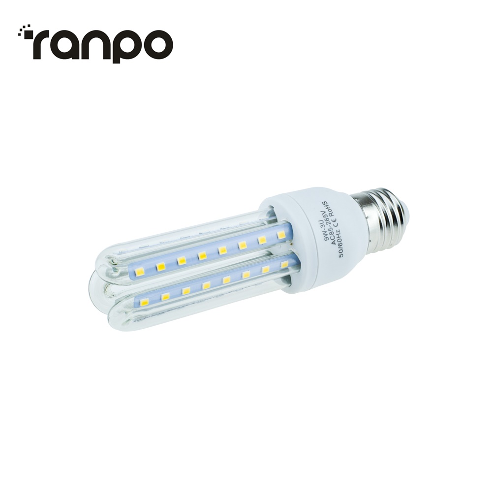 3W 5W 7W 9W 12W ahorro de energía E27 bombillas LED de maíz tubo en U luces de inundación de neón fluorescentes 220V 110V lámparas para el hogar 360 ° Iluminación