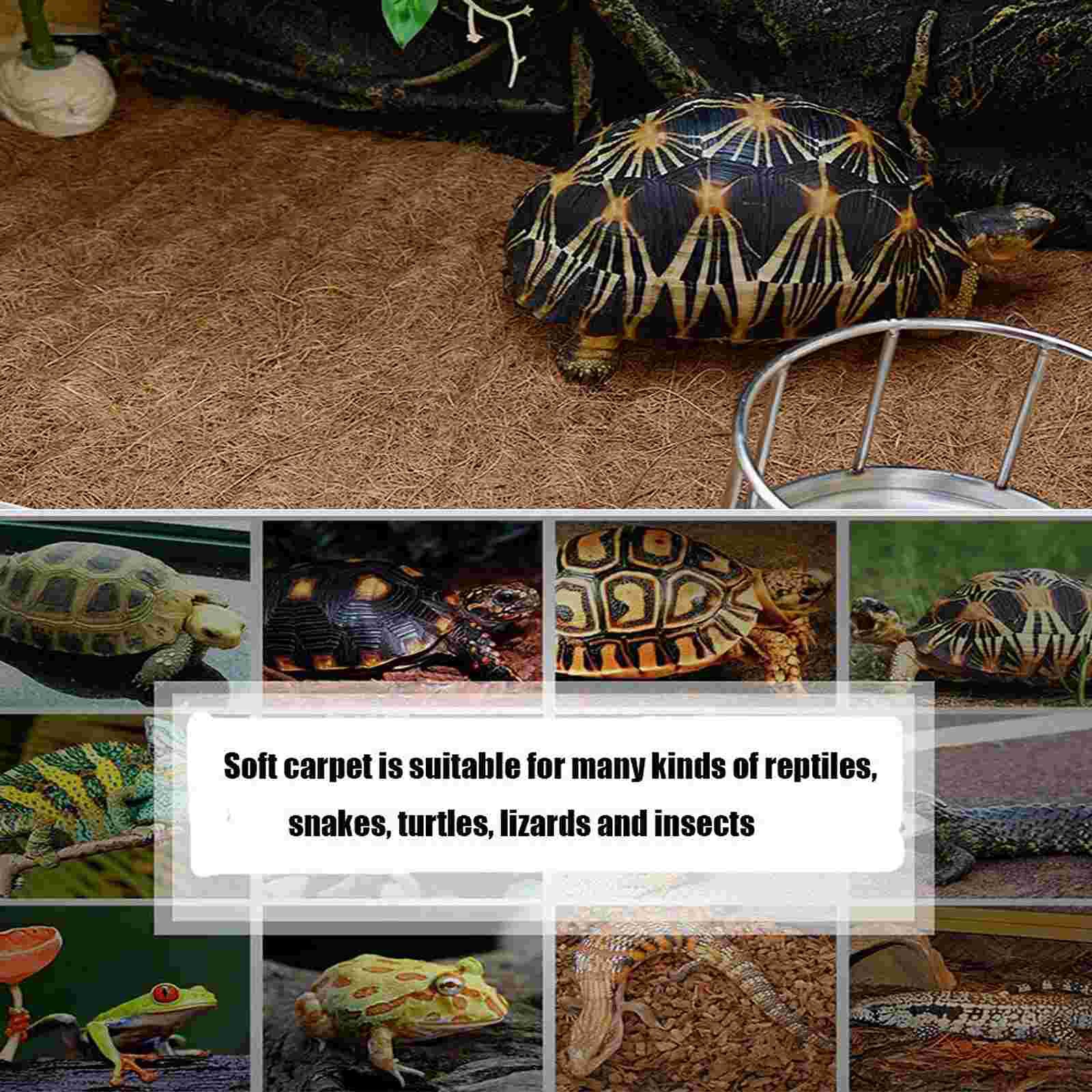 Reptile Carpet Tortoise Carpet Substrate Mat for Pet Terrarium