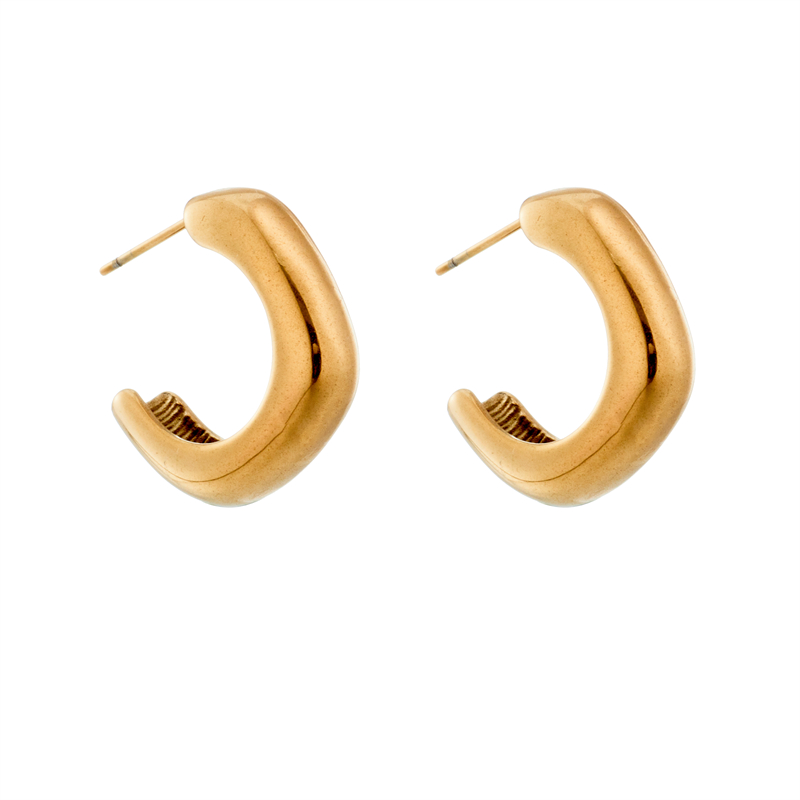 pendientes acero inoxidable mujer pendientes largos mujer MEYRROYU-pendientes de acero inoxidable 316L para mujer, joyería romántica geométrica Rectangular, novedad de , de: Color acero