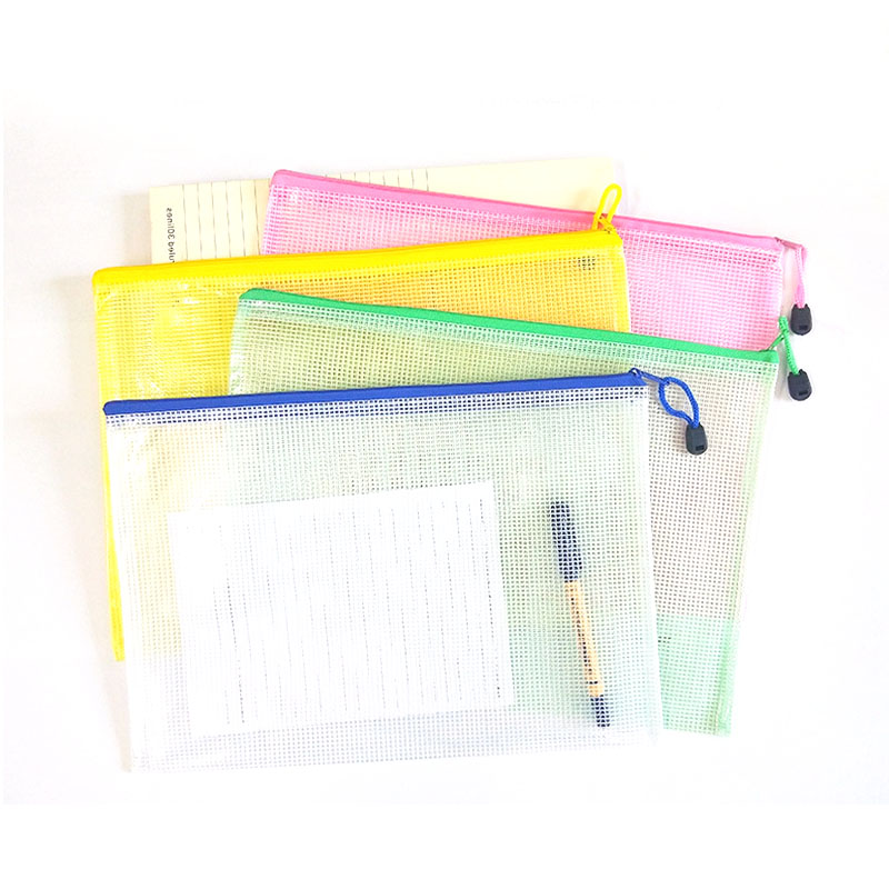 A3/A4/A5/A6 Grid Transparent Document Bag PVC Zipp... – Grandado