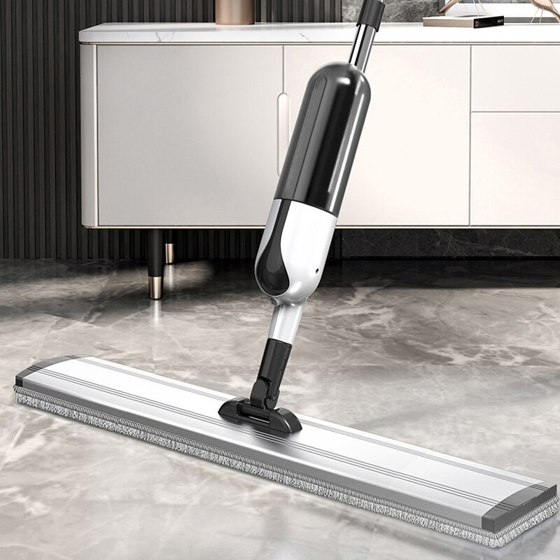 Multifunctional Water Spray Mop Handle Push Steam Cleaner Household Sprayer 360 Degree Rotating Flat Mops Floor Cleaning Tool