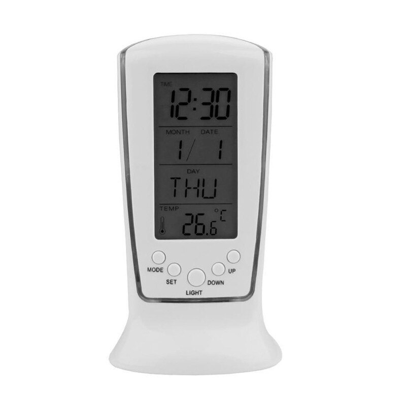 Led Digitale Mini Klok Elektronische Wekker Tafel Bureauklok Thermometer Snooze Klok Met Muziek Tafel Voor Home Decor