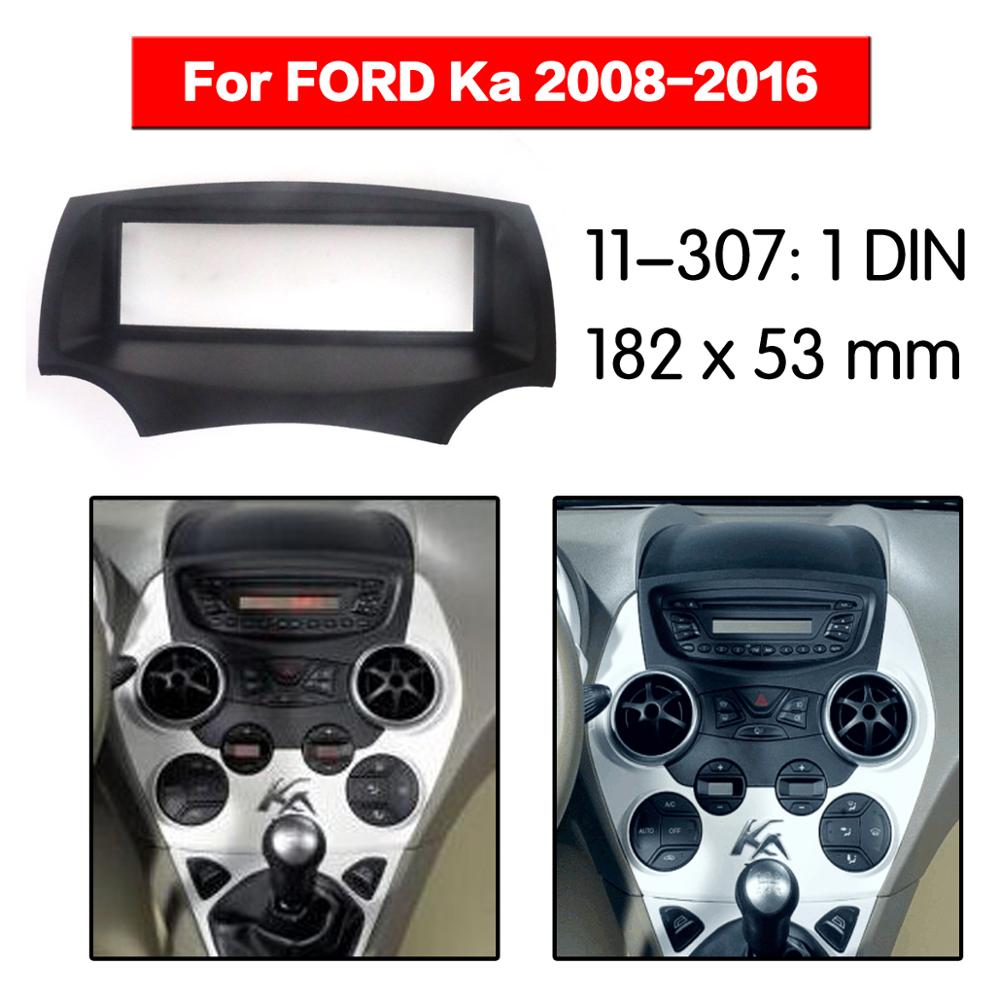 Car Radio Fascia Stereo Panel Plate Surround For FORD Ka Dash Kit DVD Refitting Frame