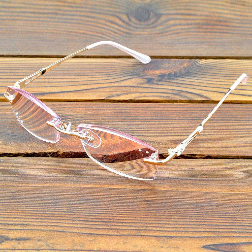 brille rechteckig gold