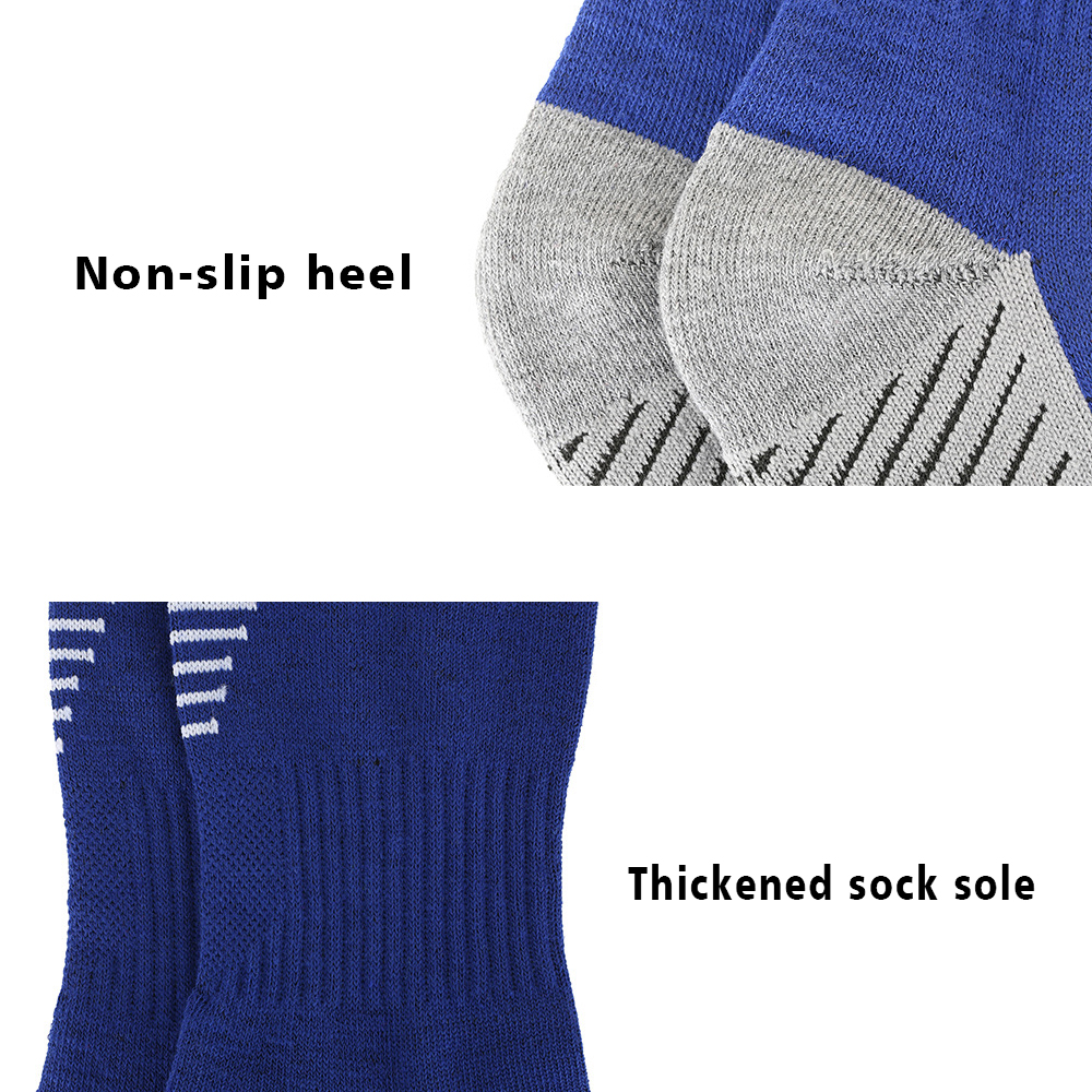 Cotton Football Socks Over the Knee Children High Tube Thickened Soles Non-slip Adult Men&#39;s tTraining Soccerl Socks