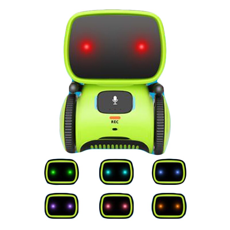 Russian Language toy Cute robot voice control Dance Sing Repeating Recorder Touch Control Intelligent Robot for kids