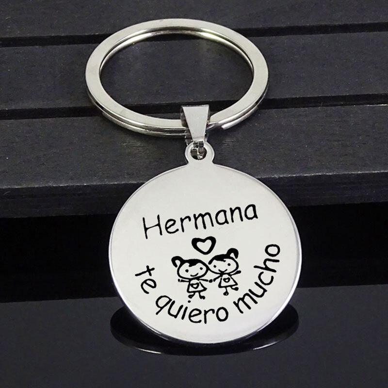 YGLCJ Send Girlfriends To Send Sisters Foreign Trade Hermana Te Quiero Mucho Spot Stainless Steel Jewelry