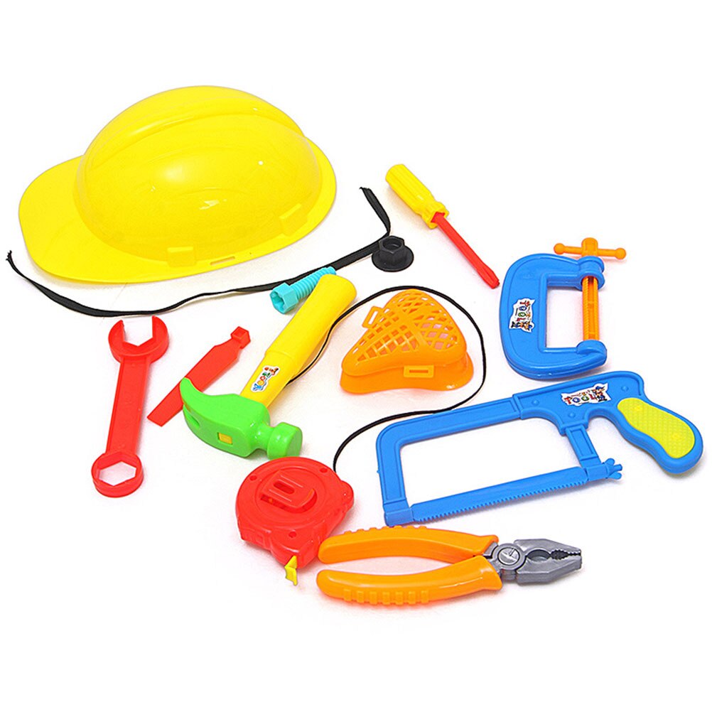 13 Stks/set Plastic Baby Kids Speelgoed Huis Reparatie Tool Pretend Play Vroeg Leren Simulatie Gereedschap Speelgoed Kinderen Jongens