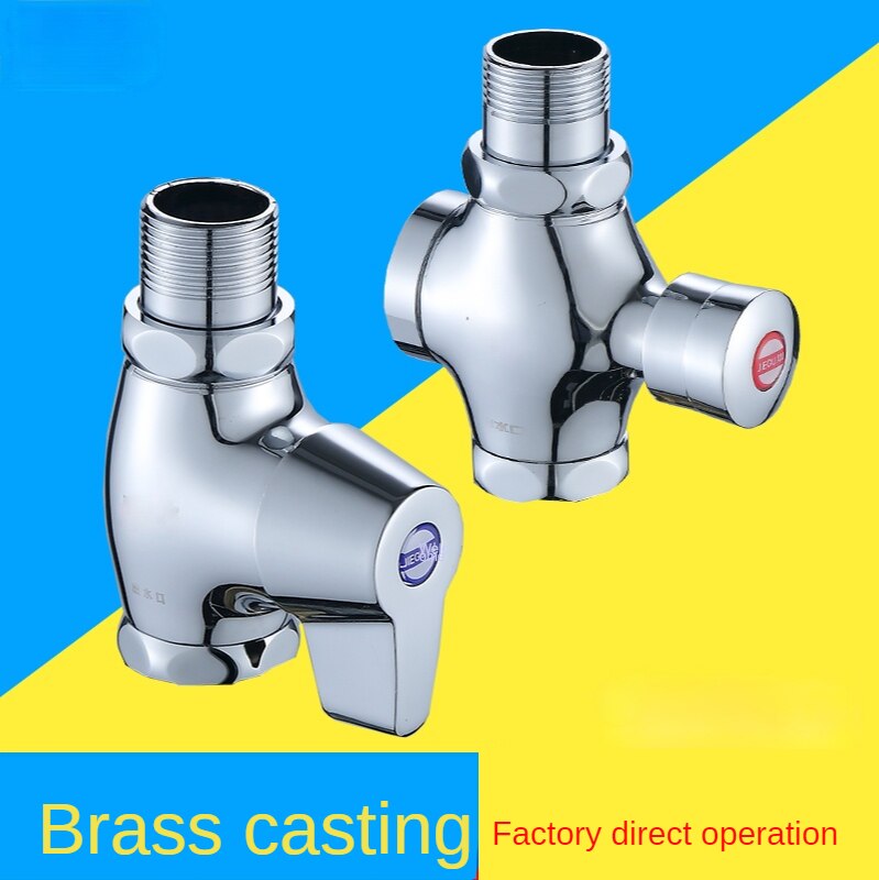 Toilet Flushing Valve Hand-held Toilet Switch Valve Toilet Valve Toilet Time Delay Valve Squatting Pan Quick Open Flushing Valve