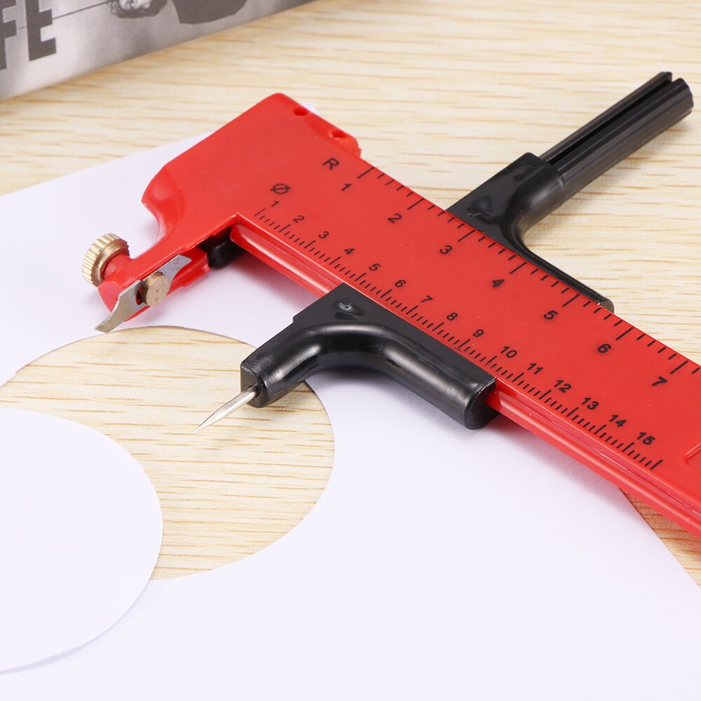 Roterende Kompas Cirkel Cutter Papier Karton Rubber Vinyl Lederen Art Craft Tool 10Mm Tot 150Mm Handgemaakte Diy Cutter levert