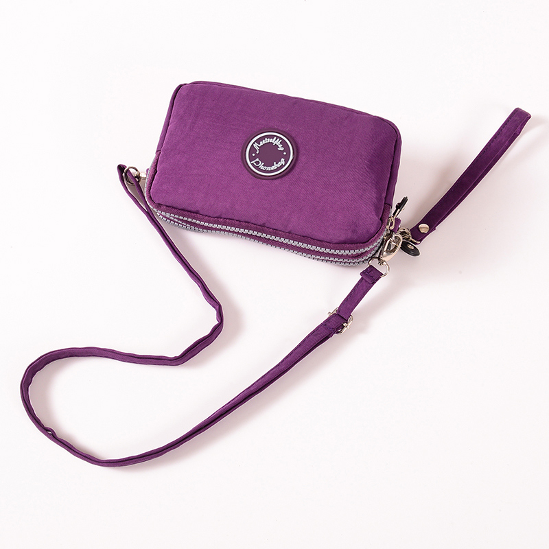 Zipper Phone Wallet Crossbody, Travel 3-in-1 Zipper Wallet