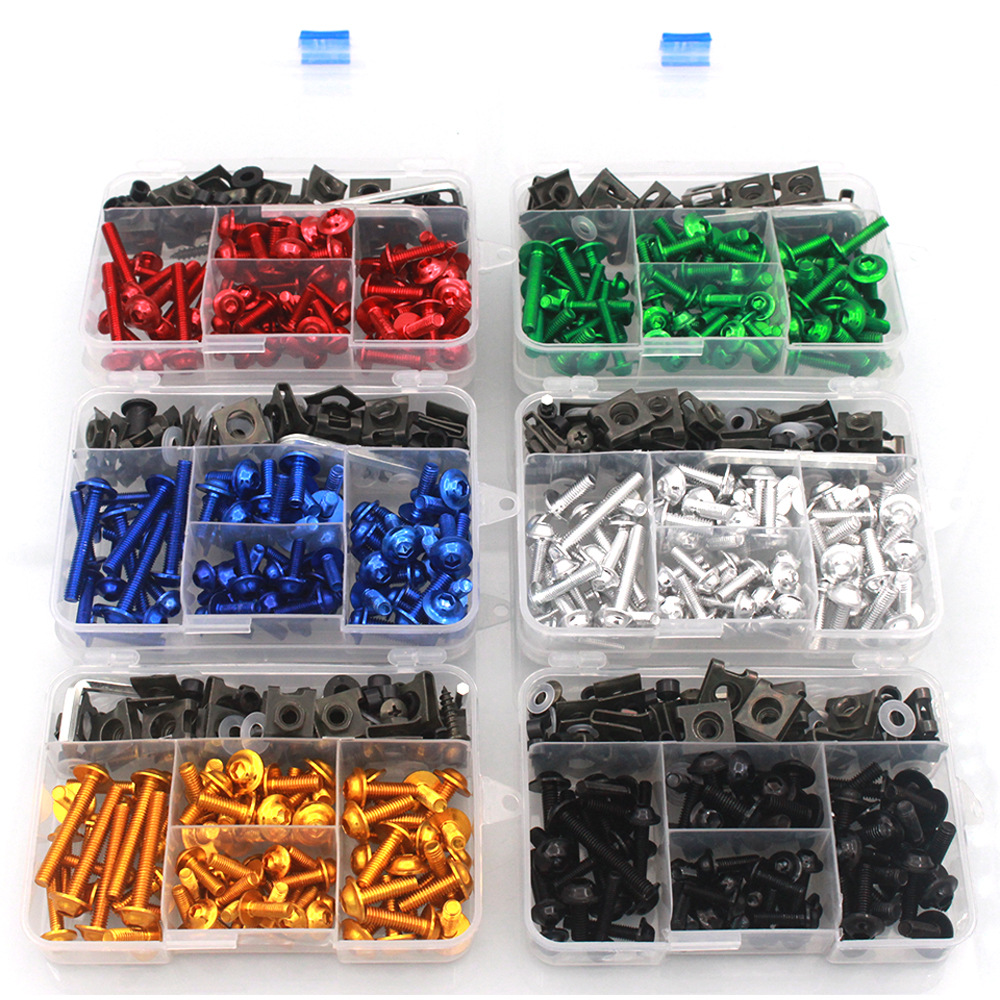 Kit de tornillos de carenado para motocicleta Aprilia Rs 125 Sr 50 Rsv4 Shiver DORSODURO 750 1200 Pegaso 650 RSV MILLE R, tuerca de tornillos para carrocería