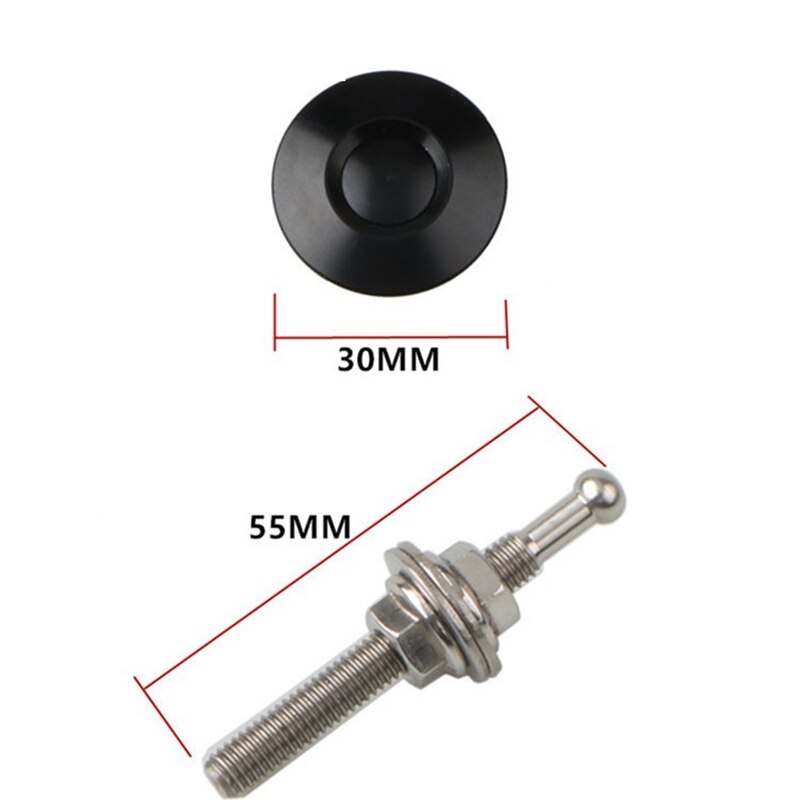 30mm uniwersalny przycisk zatrzask mocujący szpilki zapinana na klips zestaw maski silnika blokada aluminium samochód szybki zatrzask