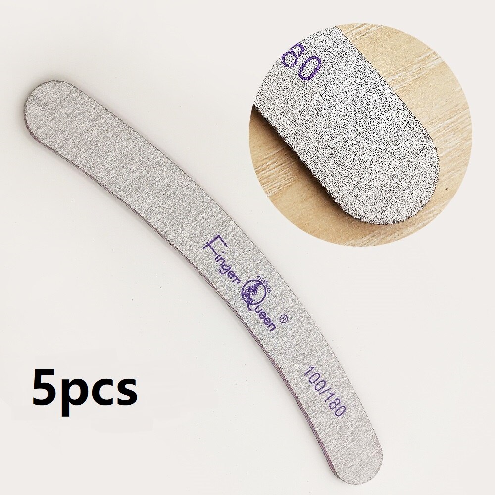 5 Kinds of Shapes Nail Art Nail File Sanding Buffer Files Salon Manicure Tool Salon Manicure Use Tool FA002: 2-5PCS